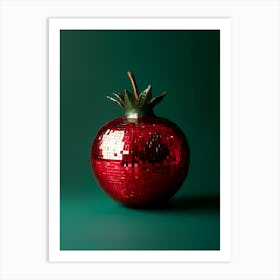 Pomegranate Disco Ball Art Print