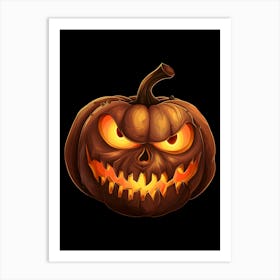 Halloween Pumpkin 1 Art Print