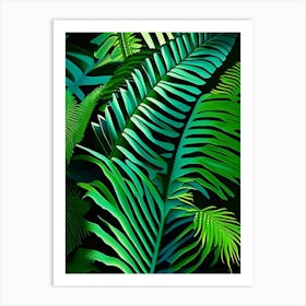 Tassel Fern 1 Vibrant Art Print