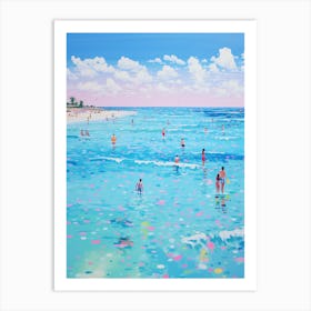 An Oil Painting Of Seven Mile Beach Negril Jamaica 3 Art Print