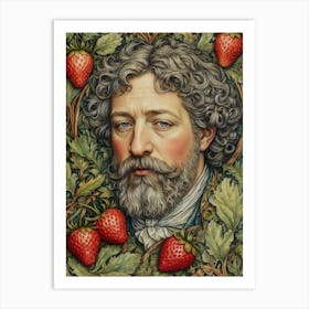 Strawberry Man Art Print