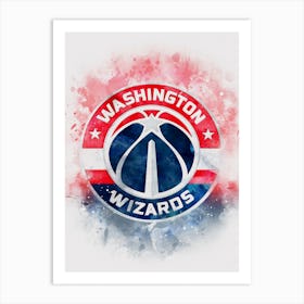 Washington Wizards Paint Art Print