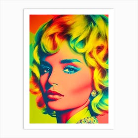 Aitana 2 Colourful Pop Art Art Print