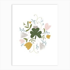 Irish Blooms Art Print