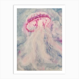 Jellyfish dance Art Print