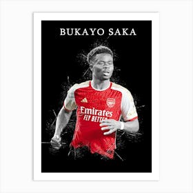 Bukayo Saka Art Print