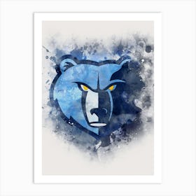 Memphis Grizzlies 3 Art Print