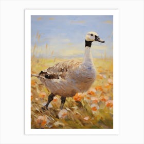 Bird Painting Canada Goose 1 Art Print