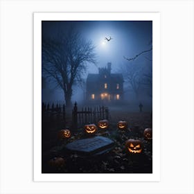 Haunted House 25 Art Print