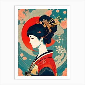 Geisha 109 Art Print