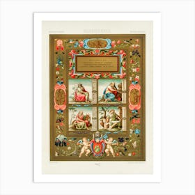 Renaissance Pattern, Albert Racine Art Print