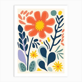 Floral Painting Art Print