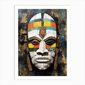 Divine Designs; African Tribal Masked Visions Art Print