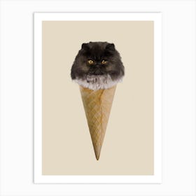 Kitty Ice #2 Art Print