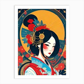 Geisha 99 Art Print