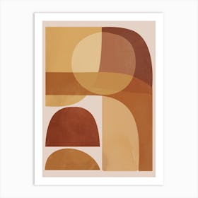 Abstract Minimal Shapes 215 Art Print