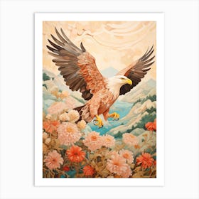 Bald Eagle 1 Detailed Bird Painting Art Print