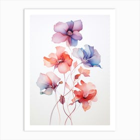 Poppy Perfection: Striking Floral Print Art Print