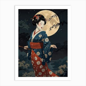 Geisha 11 Art Print