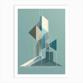 Abstract Building Art Print