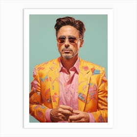 Robert Downey Jr Art Print
