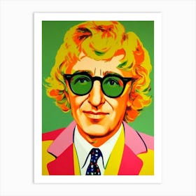 Woody Allen Colourful Pop Movies Art Movies Art Print