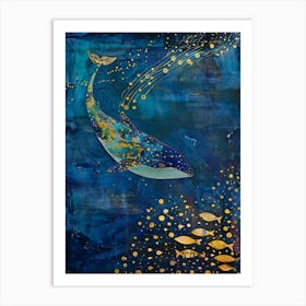 Whale In The Sky 7 Art Print