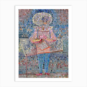 Boy In Fancy Dress By Paul Klee (1931) | vintage art | wall art | expressionism |cubism | surrealism | FParrish Art Prints |  Art Print