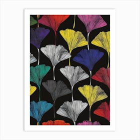 Ginkgo Leaves 45 Art Print