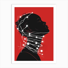 Silhouette Of A Woman 63 Art Print