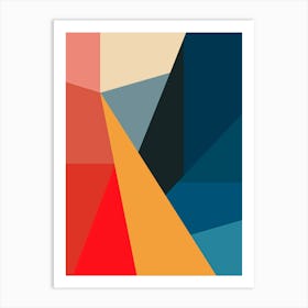 Bold Geometric Abstract Three Art Print