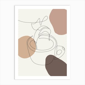 Coffee Cup Illustration Art Print