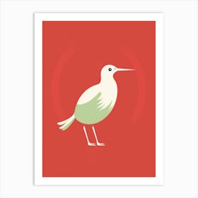 Minimalist Kiwi 2 Illustration Art Print