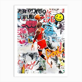 Michael Jordan Chicago Bulls Art Print