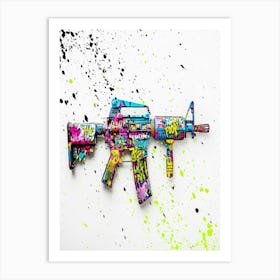 M416 Graffiti Art Print