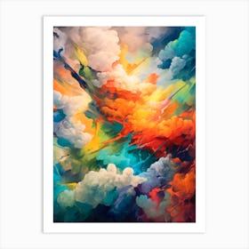 Chromatic Storm Art Print