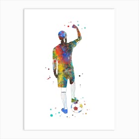 Soccer Player 1 Art Print