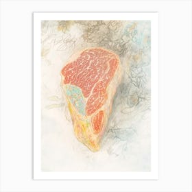 Piece Of Steak 1 Art Print