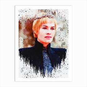 Queen Cersei I Lannister Game Of Thrones Painting Art Print