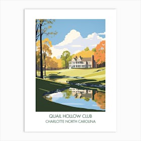 Quail Hollow Club   Charlotte North Carolina 2 Art Print