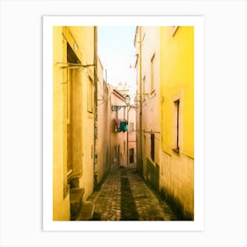 Pastel Alley Of Lisbon Art Print