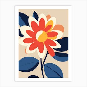 Abstract Flower 11 Art Print