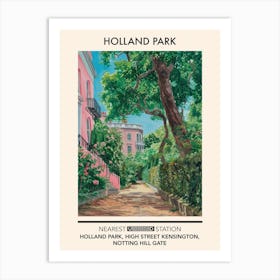 Holland Park London Parks Garden 1 Art Print