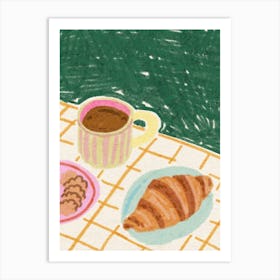 Breakfast At Home 1 Art Print