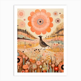 Kiwi 1 Detailed Bird Painting Art Print