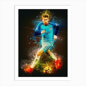 Kevin De Bruyne Skill Art Print