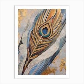 Peacock Feather Art Print