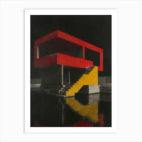 'House On Water' Art Print