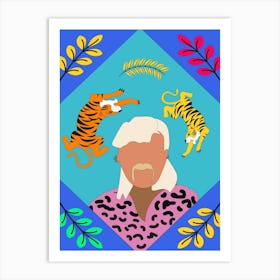 Joe Exotic Tiger Card Art Print
