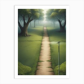 Path In The Woods Art Print